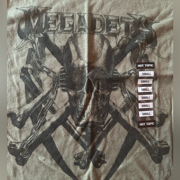 🆕 NWT Megadeth Size Small t-shirt Hot Topic 🆕 - Picture 3 of 7